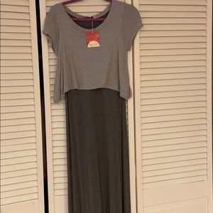 Grey Maxi Dress